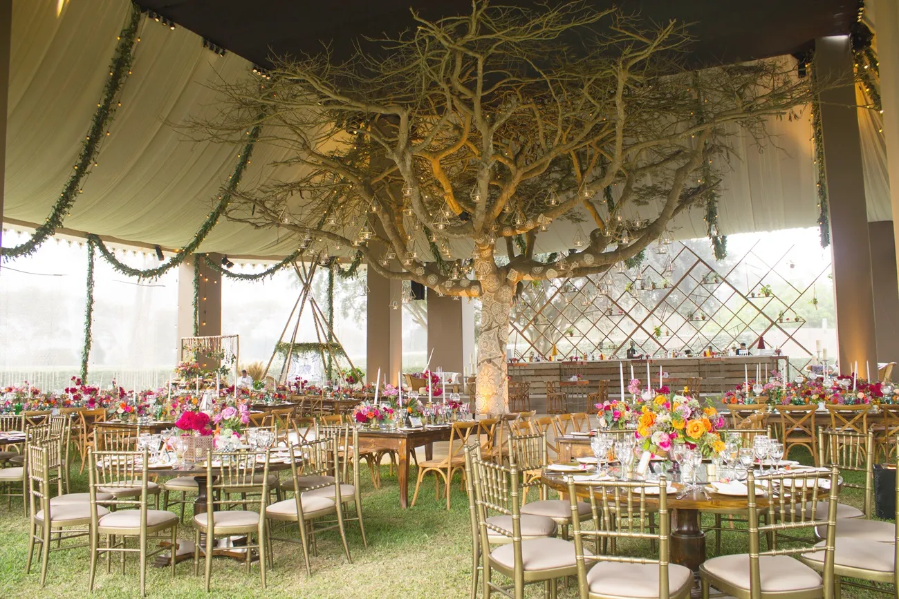 Matrimonio en tonos naranjas Banner
