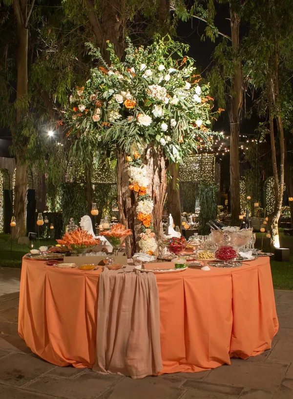 Matrimonio en tonos naranjas y verdes - Imagen