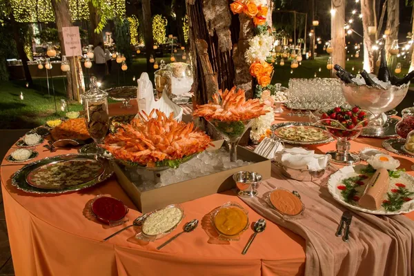 Matrimonio en tonos naranjas y verdes - Imagen