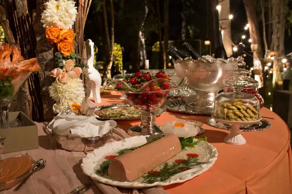Matrimonio en tonos naranjas y verdes - Imagen