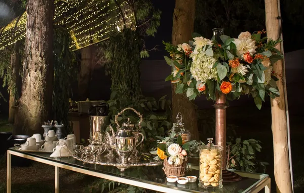 Matrimonio en tonos naranjas y verdes - Imagen