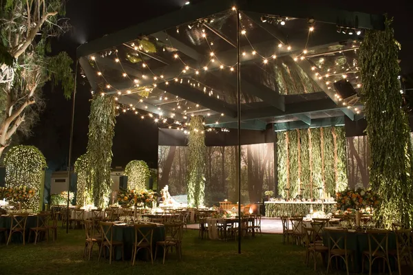 Matrimonio en tonos naranjas y verdes - Imagen
