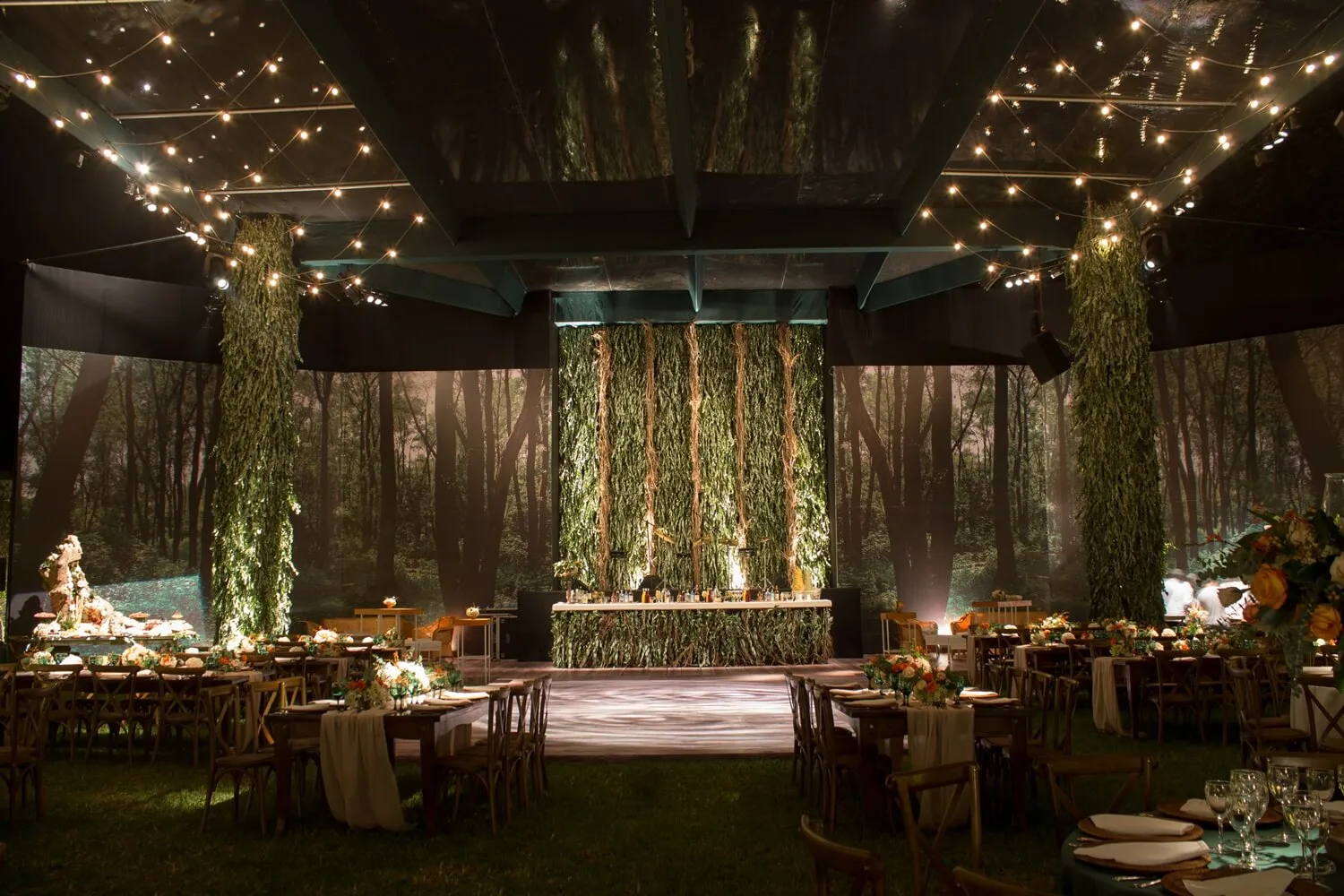 Matrimonio en tonos naranjas y verdes Banner