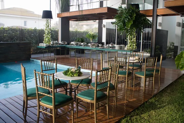 Matrimonio en Casuarinas en tonos verdes - Imagen