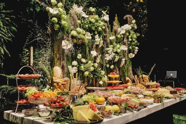 Matrimonio en tonos verdes