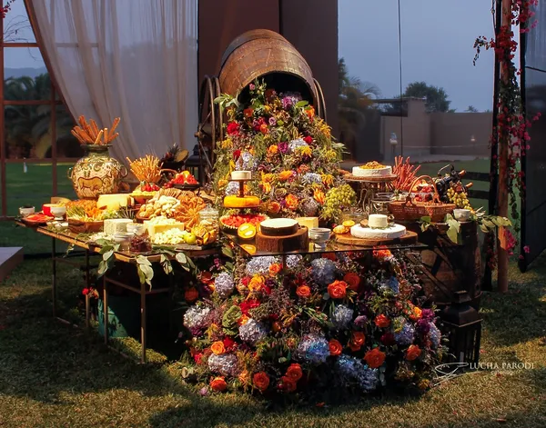 Matrimonio en tonos naranjas - Imagen